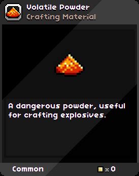 volatile powder starbound|starbound magnesium powder.